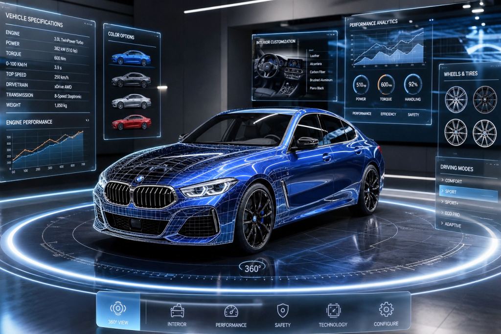 新車リアルタイム3Dデモ